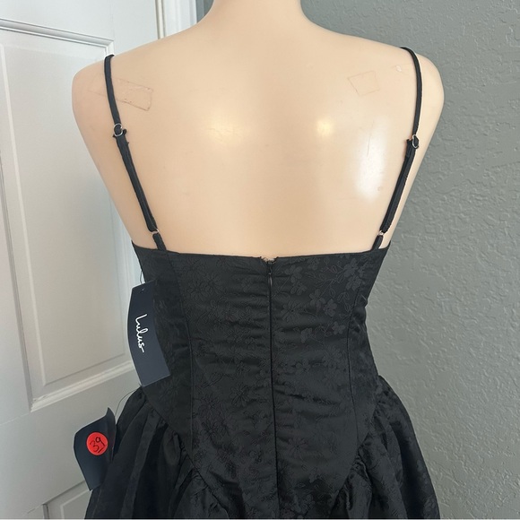 LULU’S GORGEOUS EXTRAVAGANCE FLORAL JACQUARD MAXI DRESS - Picture 12 of 14